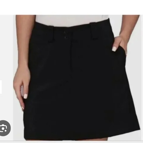 Nike Dri Fit Tour Performance Ladies Black Golf Skort SZ 6 - Picture 1 of 12
